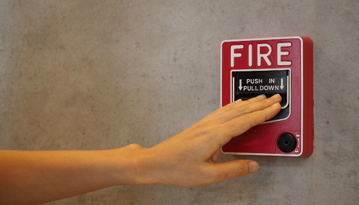 photo d'evacuation incendie pour l'article de blog de liance